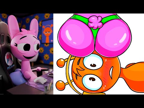 Sprunki Incredibox Pinki React to FUNNY Videos Tiktoks