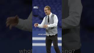 Peyton Manning went back to Lucas Oil Stadium to Punt with Pat McAfee 😂 | #shorts