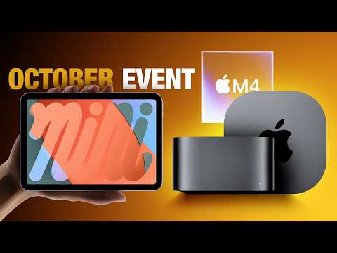 Apple’s October Event: New iPad Mini and Redesigned M4 Macs!