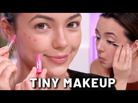 Tiny Makeup Routine! - Merrell Twins