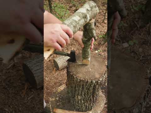 SIMPLE Hatchet Trick #survival #bushcraft #camping