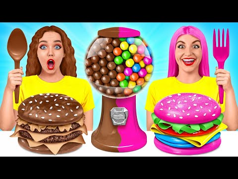 Desafío De Comida Real vs De Comida Chocolate | Impresionantes Trucos de Cocina Multi DO Fun