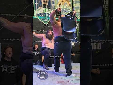 Ko Chair Shot #reststop203 #deathmatch #deathmatchwrestling #NHB52 #icwnhb #KO