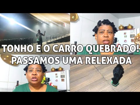 Tonho quis sair com o carro quebrado! Passamos a maior relexada na rua 😰.