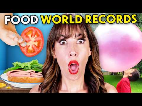 Trying to Beat Food World Records!!