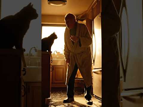 90-Year-Old Man Argues With His Cat Over Spilled Milk — The Ending Shocked Everyone!