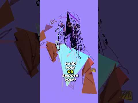 Hard Poly OR Smooth Poly? #blender