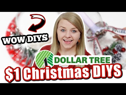 MIND-BLOWING 💡 DIY Christmas Decor Projects Using Dollar Tree Items | Krafts by Katelyn