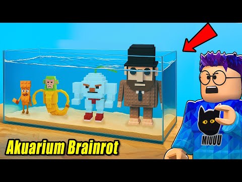 Ini dia Aquarium kolesiku yang isinya brainrot anomali keren