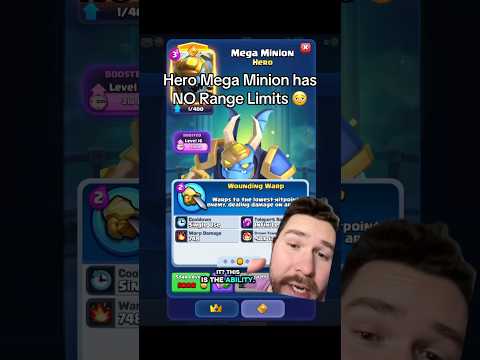 Hero Mega Minion has INFINITE Range 🥀