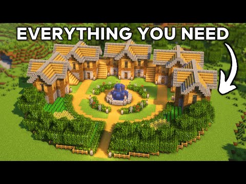 Minecraft: 2-5 Player Survival Base Tutorial🏠