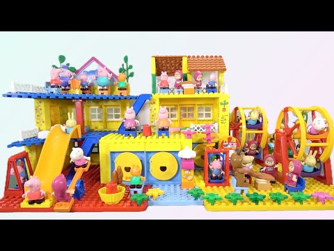 Lego House Creative Building - Satisfying lego house with water slide