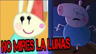 Creepypasta Peppa Pig: NO MIRES LAS 2 LUNAS (Algo viene con ellas)