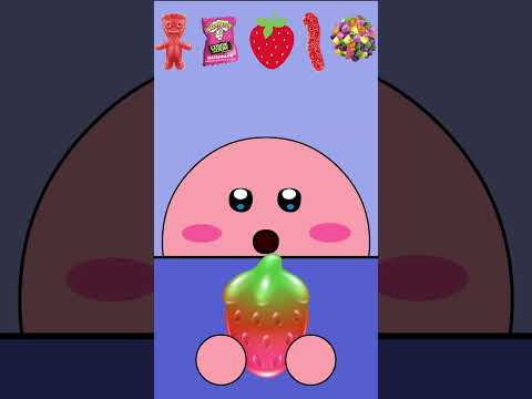 Kirby Animation - Giant Sour Candy ASMR MUKBANG