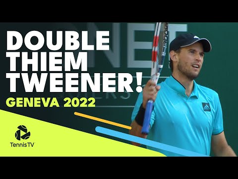 Thiem Hits TWO TWEENERS In One Game! | Geneva 2022