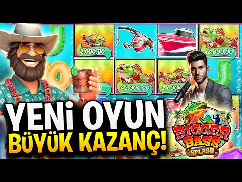 SLOT OYUNLARI💥BİGGER BASS SPLASH💥YENİ OYUN BÜYÜK KAZANÇ! #slot #slotoyunları #casino