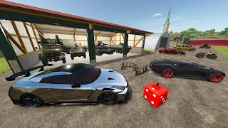 Mud Race Winner Gets Random Barns Full of Cars | Farming Simulator 25