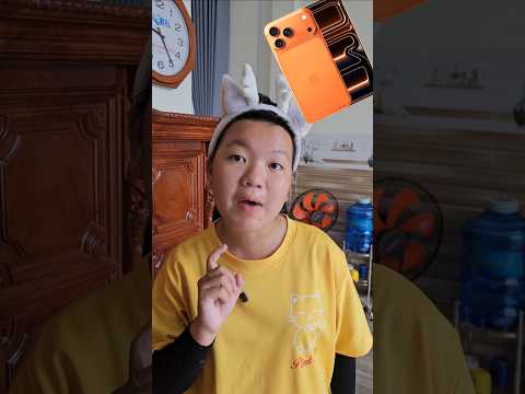 Iphone 17 promax màu cam vũ trụ
