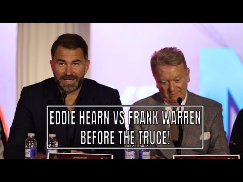 Eddie hearn vs frank warren – their war of words before the truce remembered!