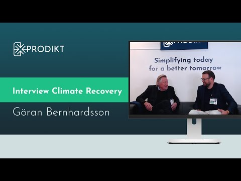 Interview Climate Recovery Göran Bernhardsson (SE)