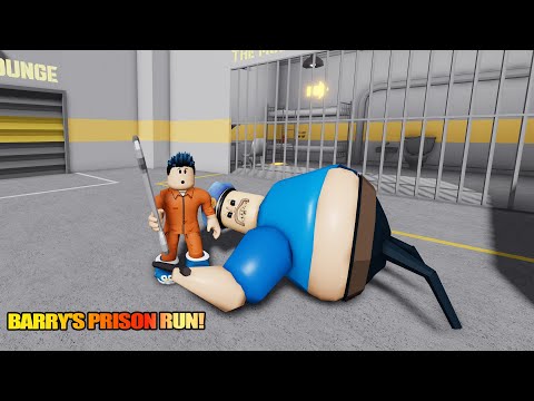 POLİS BARRY'S KIZGIN MAHKUMLAR DÖVDÜ !!! | ROBLOX BARRY'S PRISON RUN!