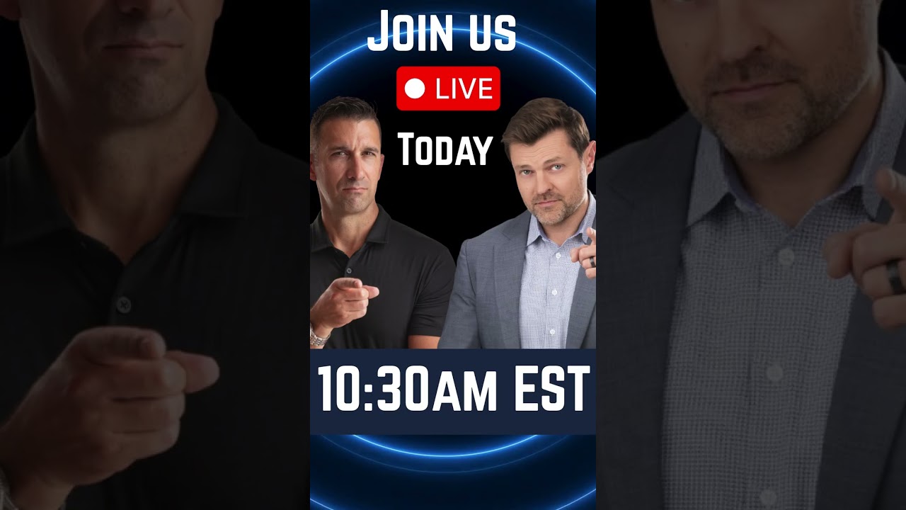 JOIN US LIVE at 10:30 EST TODAY!