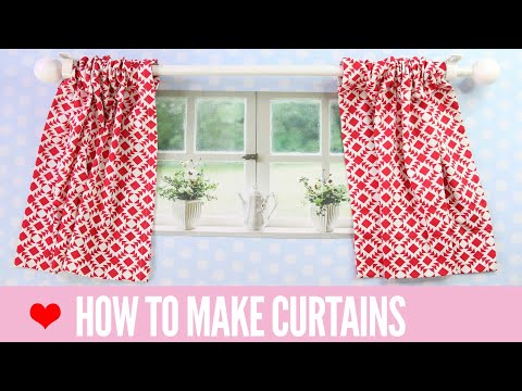 How to Make Curtains | SIMPLE Rod Pocket Style