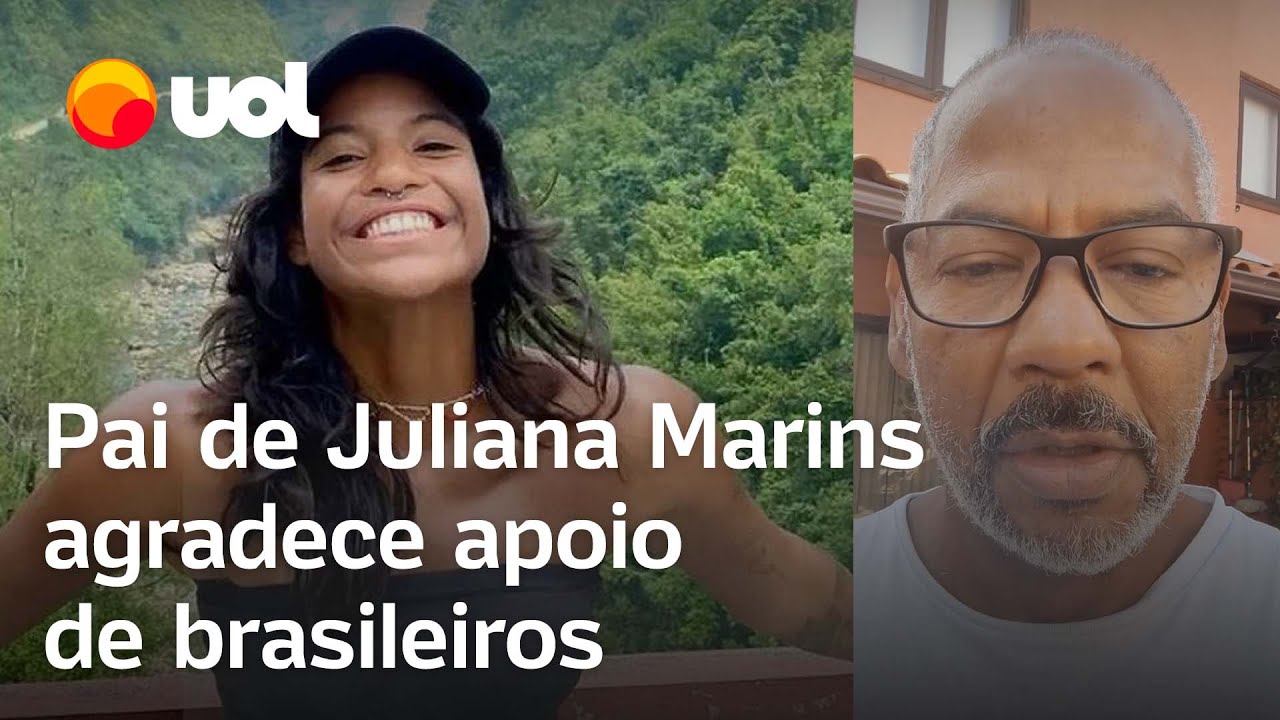 Pai de Juliana Marins agradece apoio de brasileiros após enterro da filha: ‘Ecoaram nossa dor’