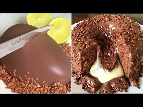 DIY Cake Decorating To Impress Your Family | Satisfying Chocolate Cake Videos | Easy Cake #1