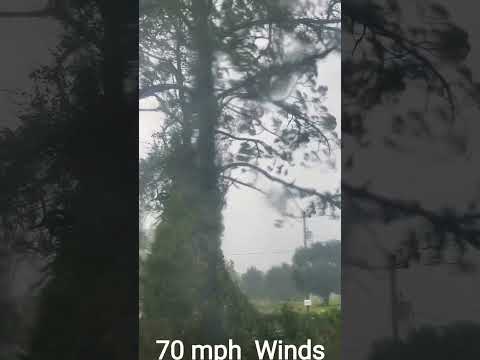 70 mph Winds Hurricane Ian NE Bands 