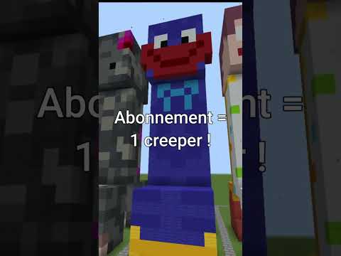 1 abo = 1 creeper S2 #145 : Creeper Huggy Wuggy ! [Roboseh] #fyp #fsehr #poppyplaytime #nostalgia