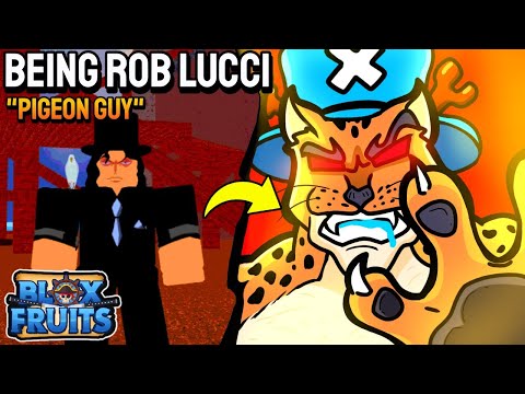 I Became Rob Lucci with Leopard in Blox Fruits (Roblox)