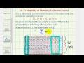 Probability Concepts and Calculations