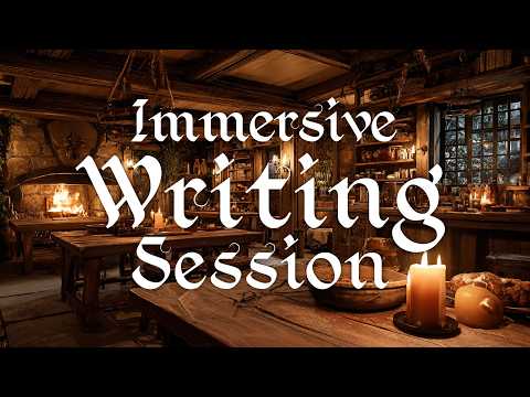 Writing in a Medieval Fantasy Tavern || Ambience & Music for Writers