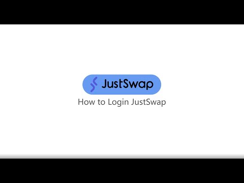 How to Login JustSwap