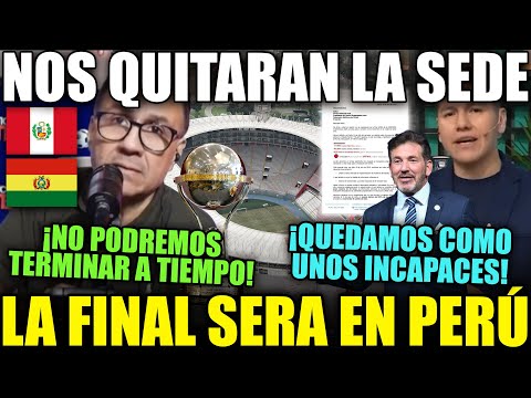 SE QUEDAN PICONES! PRENSA BOLIVIANA ANALIZA CAMBIO DE SEDE DE LA SUDAMERICANA AL PERÚ SON OTRO NIVEL