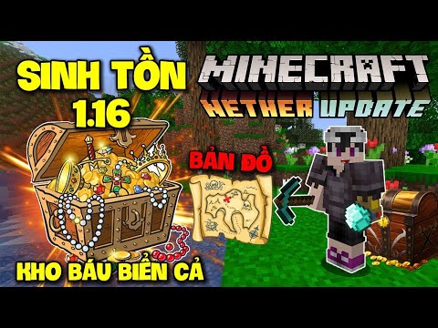MINECRAFT NHẬT KÝ SINH TỒN (NGÀY2)| SĂN TÌM KHO BÁU BIỂN CẢ VÀ CHUYẾN ĐI MINE ĐẦY ẤP KIM CƯƠNG