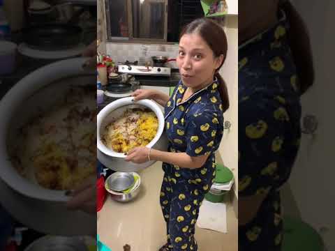 Kolkata Style Chicken Biryani Bas ekbar bana k dekho😋|| #shorts #minivlog #chickenbiryani