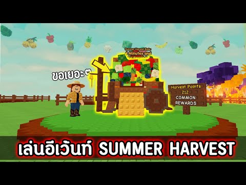 [☀️]สอนเล่นอีเว้นท์ใหม่ Summer Harvest เก็บผลไม้มาแลกของดี | Roblox Grow a Garden