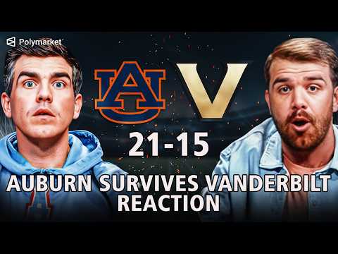 Auburn SURVIVES Vanderbilt REACTION | Crain &amp; Cone
