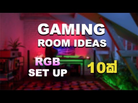 "Gaming room එක අලුත් කරමු! RGBGaming Room Ideas 10ක් | DanaTechnic🔥
