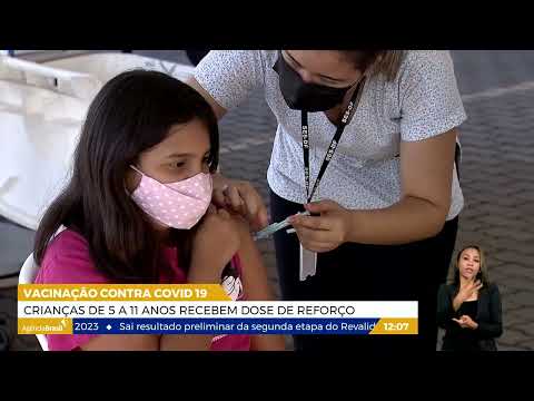 DF | Covid-19: crianças de 5 a 11 anos já podem receber reforço de vacina