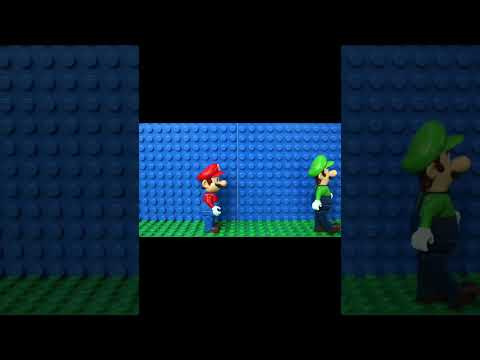 Mario Saves Luigi/マリオレゴ【LEGO Stop Motion】#shorts