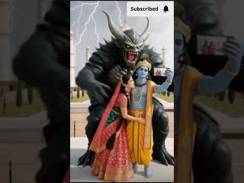 😱🔥राक्षस ने किया कृष्ण जी का अपहरण पर नहीं जानता था अंजाम #radhakrishna #viralshorts