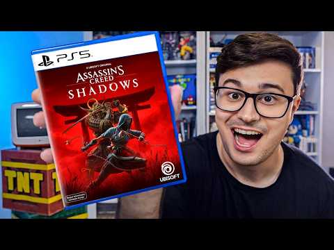 Joguei ASSASSIN'S CREED SHADOWS e vou CONTAR TUDO pra VOCÊS