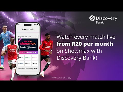 Watch every Premier League match live on Showmax with Discovery Bank