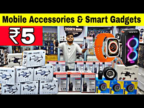 Mobile Accessories wholesale market in delhi |Smart Gadgets market|Gaffar Market delhi