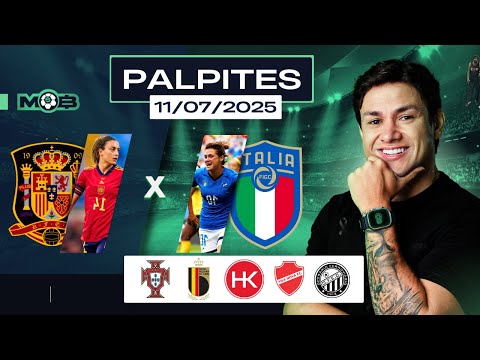 PALPITES DE FUTEBOL PARA O DIA 11 07 2025 + BILHETE PRONTO (SEXTOU NO MUNDO BET)