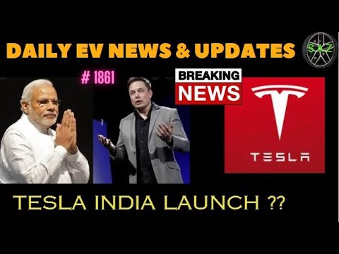 TESLA INDIA LAUNCH DATE ⚡SINGH AUTO ZONE ⚡  EV NEWS ⚡EV UPDATE