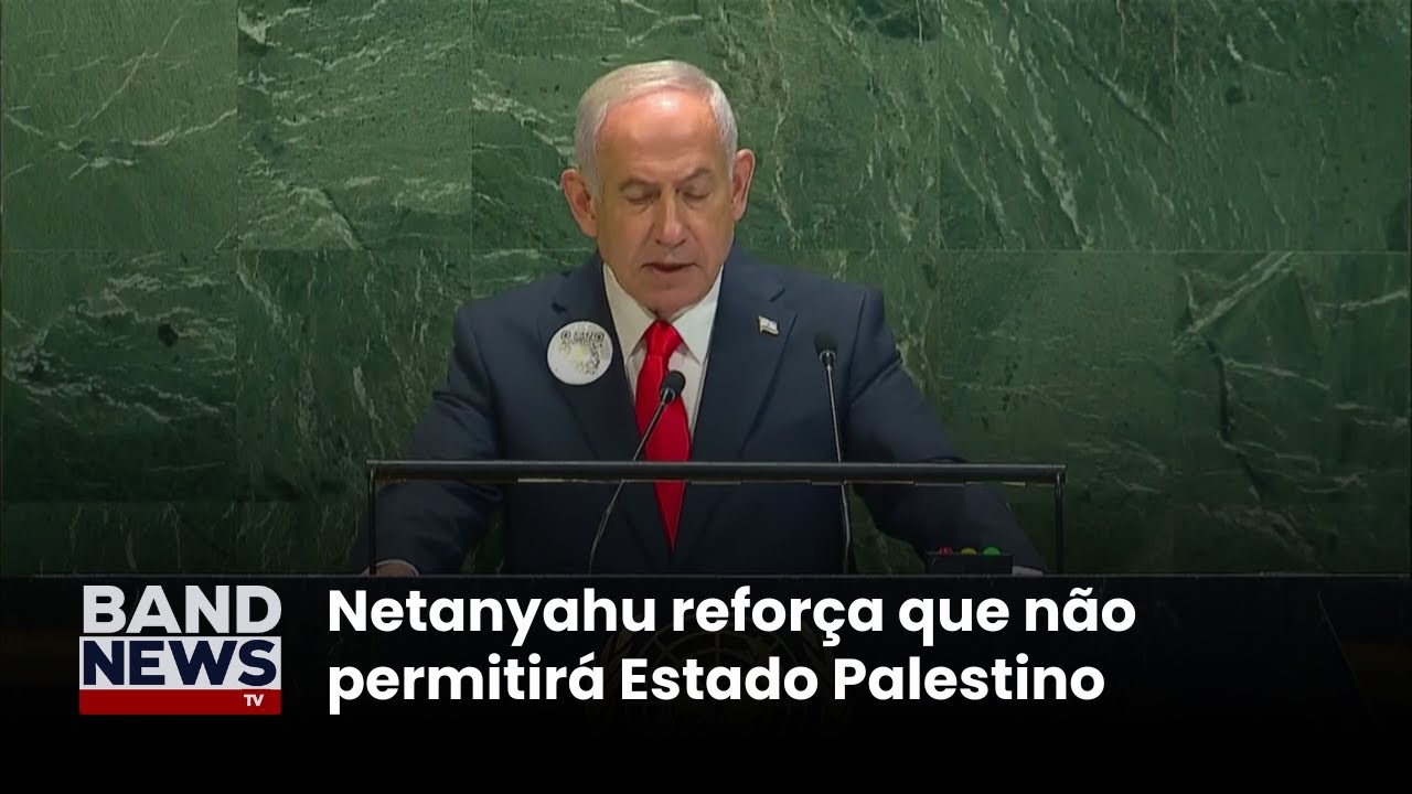 Netanyahu reforça que não permitirá Estado Palestino | Bandnews TV